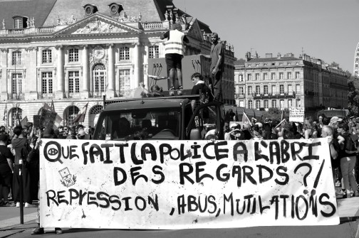 Manifestation contre le projet de loi « permis de porte » Bordeaux 19/09/2026